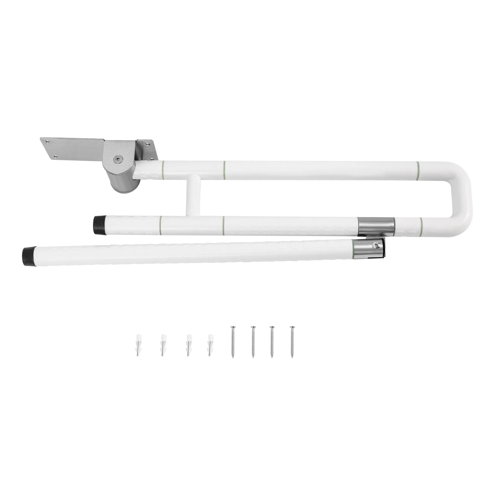 Toilet Grab Bar,Handicap Grab Bars,Foldable Drop down Toilet Rails,Seat Support Aid Assist Rail,Non-slip Toilet Bar